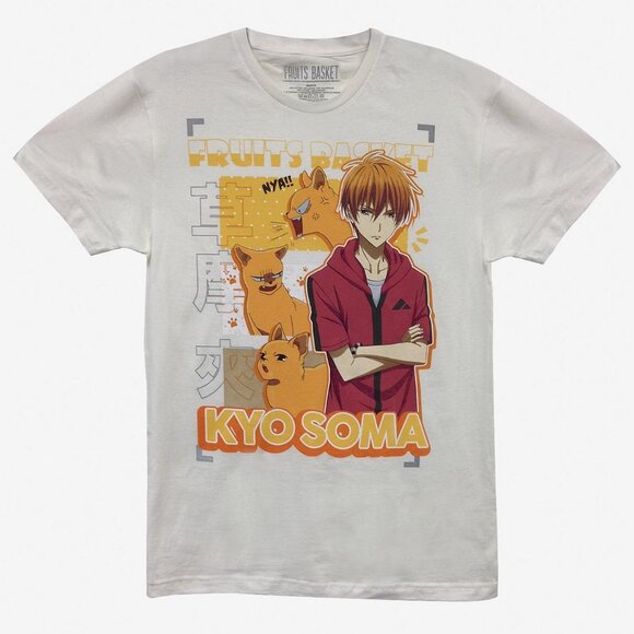 Fruits Basket Kyo Sohma Tee Shirt White Unisex Medium - Picture 2 of 6